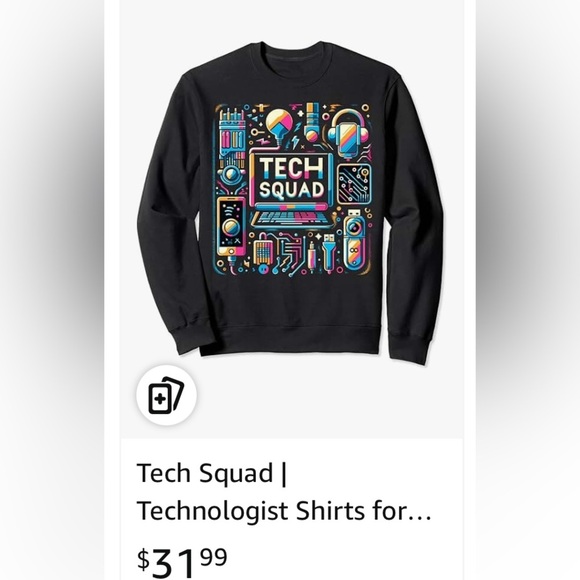 NEW - 2 XL BLACK long sleeve technologist funny sweatshirt - Picture 2 of 6